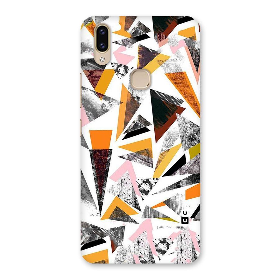 Abstract Sketchy Triangles Back Case for Vivo V9 Youth