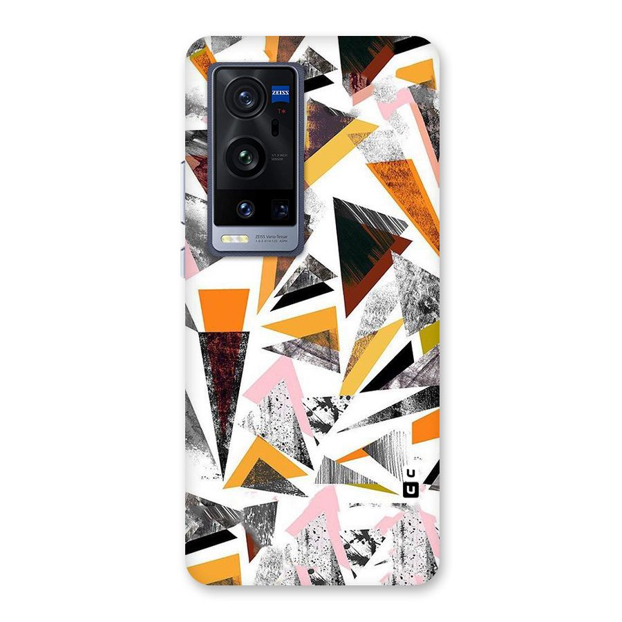 Abstract Sketchy Triangles Back Case for Vivo X60 Pro Plus