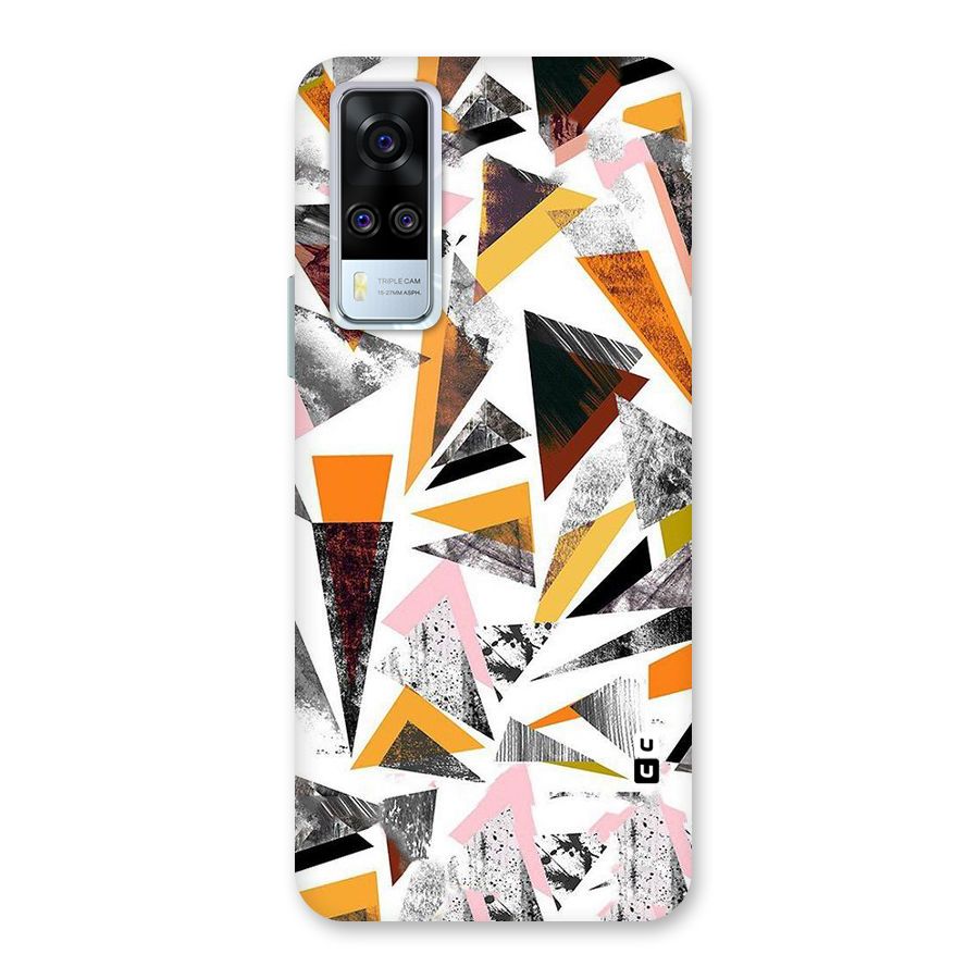Abstract Sketchy Triangles Back Case for Vivo Y31