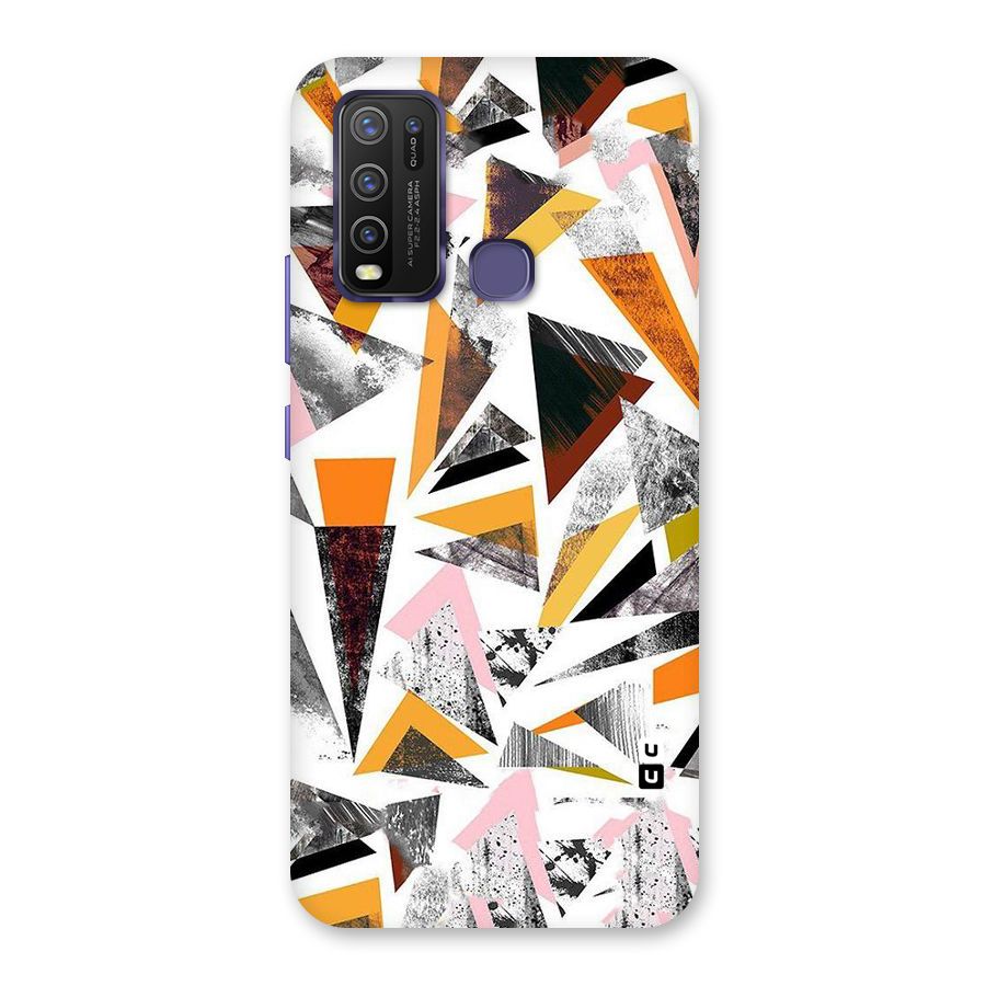 Abstract Sketchy Triangles Back Case for Vivo Y50