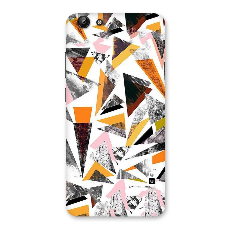 Abstract Sketchy Triangles Back Case for Vivo Y69