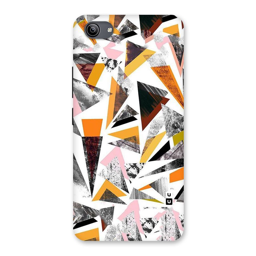 Abstract Sketchy Triangles Back Case for Vivo Y81i