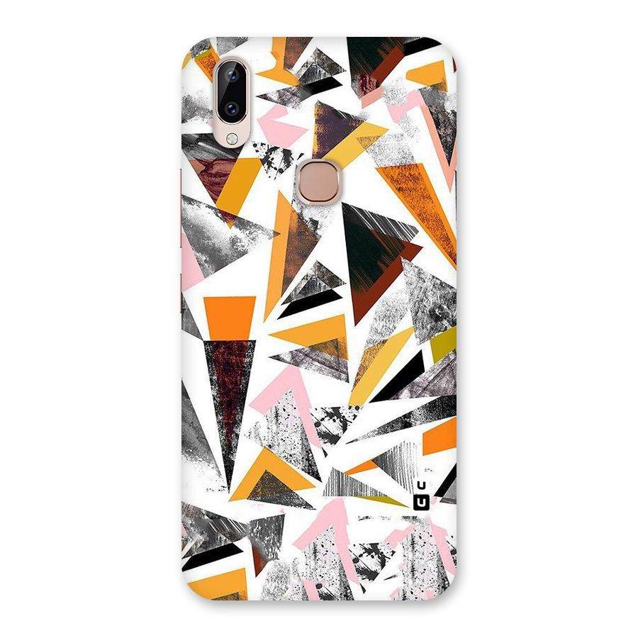 Abstract Sketchy Triangles Back Case for Vivo Y83 Pro