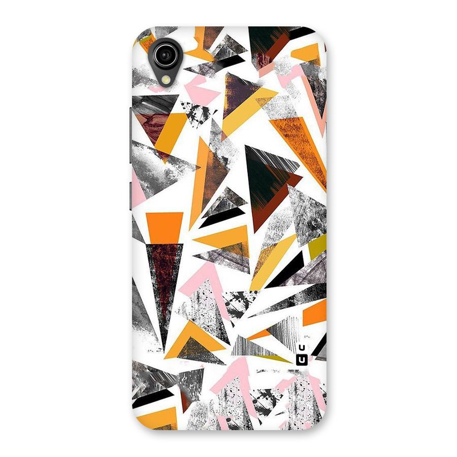 Abstract Sketchy Triangles Back Case for Vivo Y91i