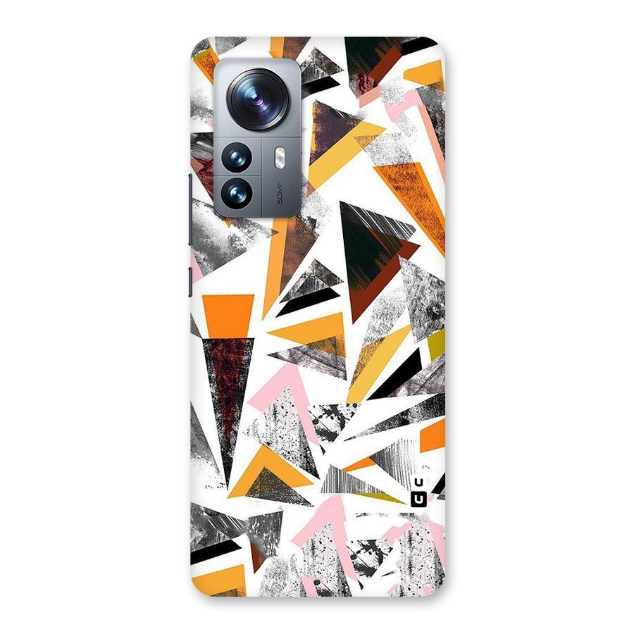 Abstract Sketchy Triangles Back Case for Xiaomi 12 Pro
