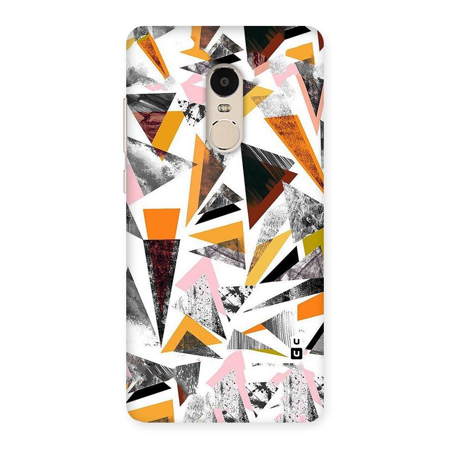Abstract Sketchy Triangles Back Case for Xiaomi Redmi Note 4