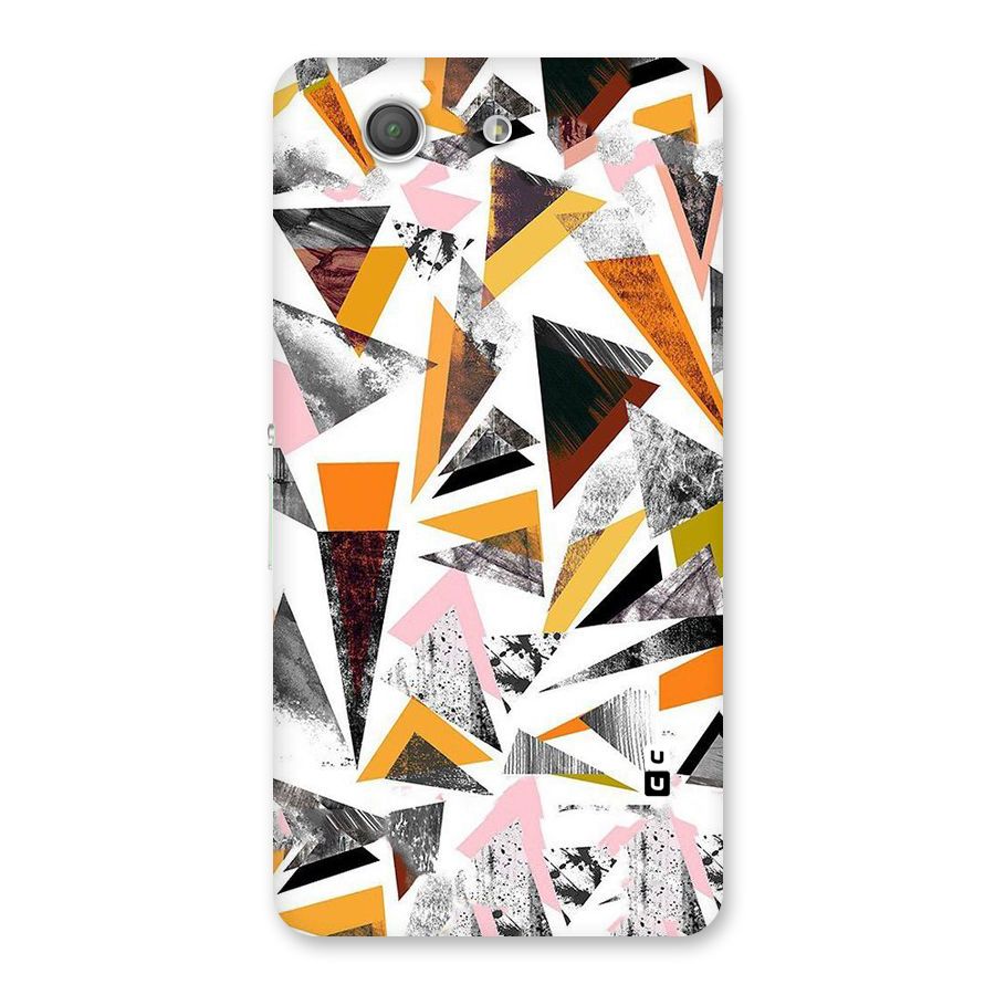Abstract Sketchy Triangles Back Case for Xperia Z3 Compact