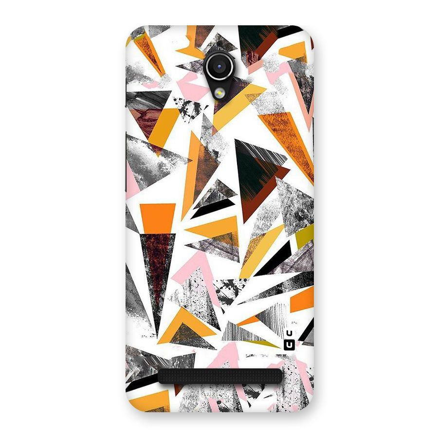 Abstract Sketchy Triangles Back Case for Zenfone Go