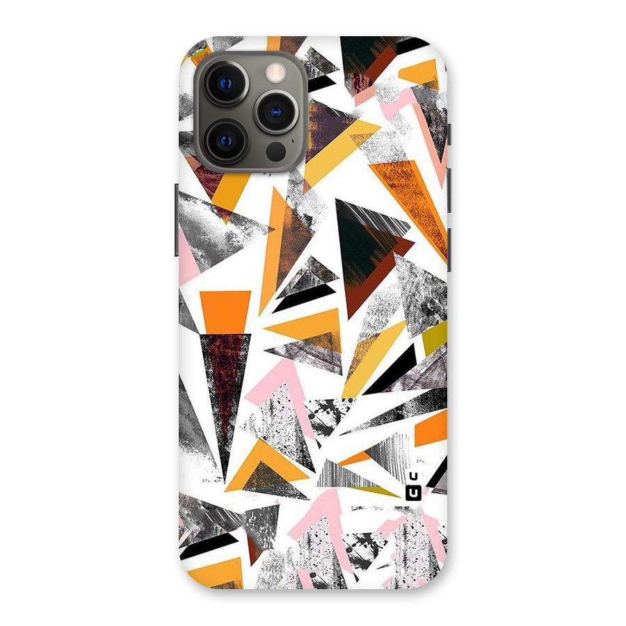 Abstract Sketchy Triangles Back Case for iPhone 12 Pro Max