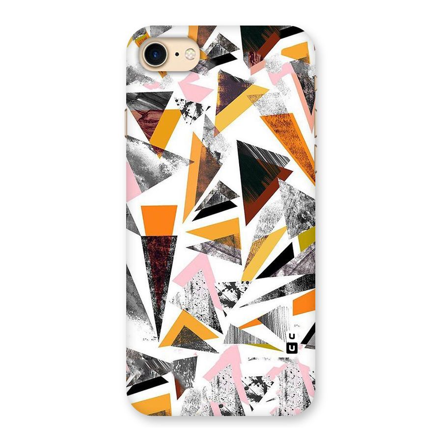 Abstract Sketchy Triangles Back Case for iPhone 7