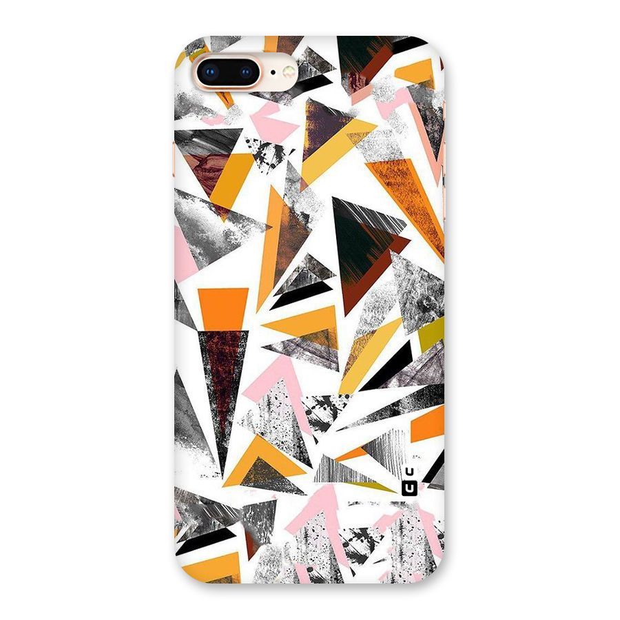 Abstract Sketchy Triangles Back Case for iPhone 8 Plus