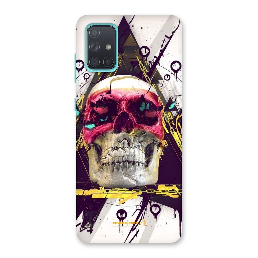 Abstract Skull Back Case for Galaxy A71