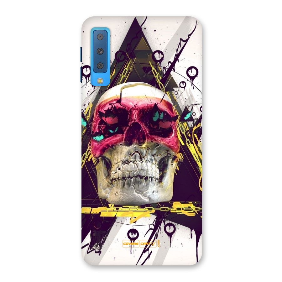 Abstract Skull Back Case for Galaxy A7 (2018)