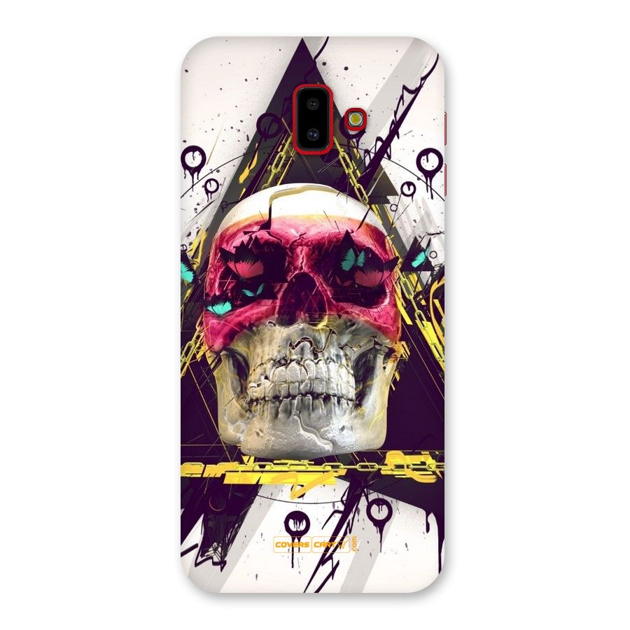 Abstract Skull Back Case for Galaxy J6 Plus