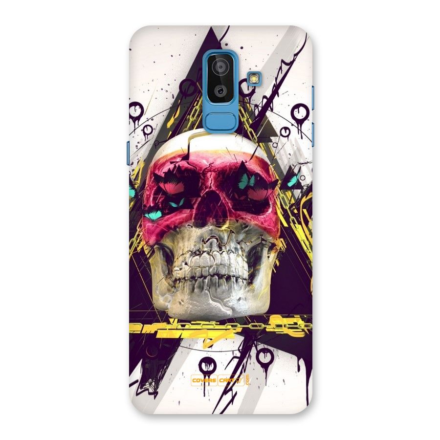 Abstract Skull Back Case for Galaxy J8