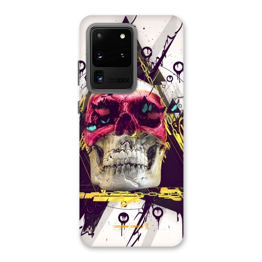 Abstract Skull Back Case for Galaxy S20 Ultra