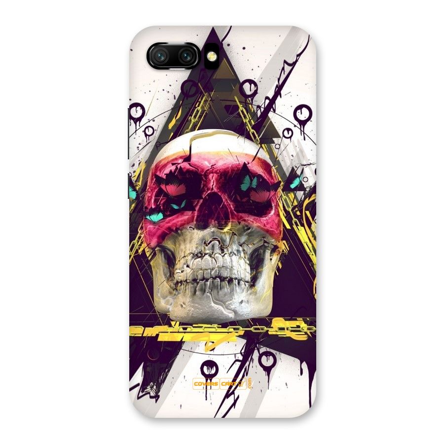 Abstract Skull Back Case for Honor 10
