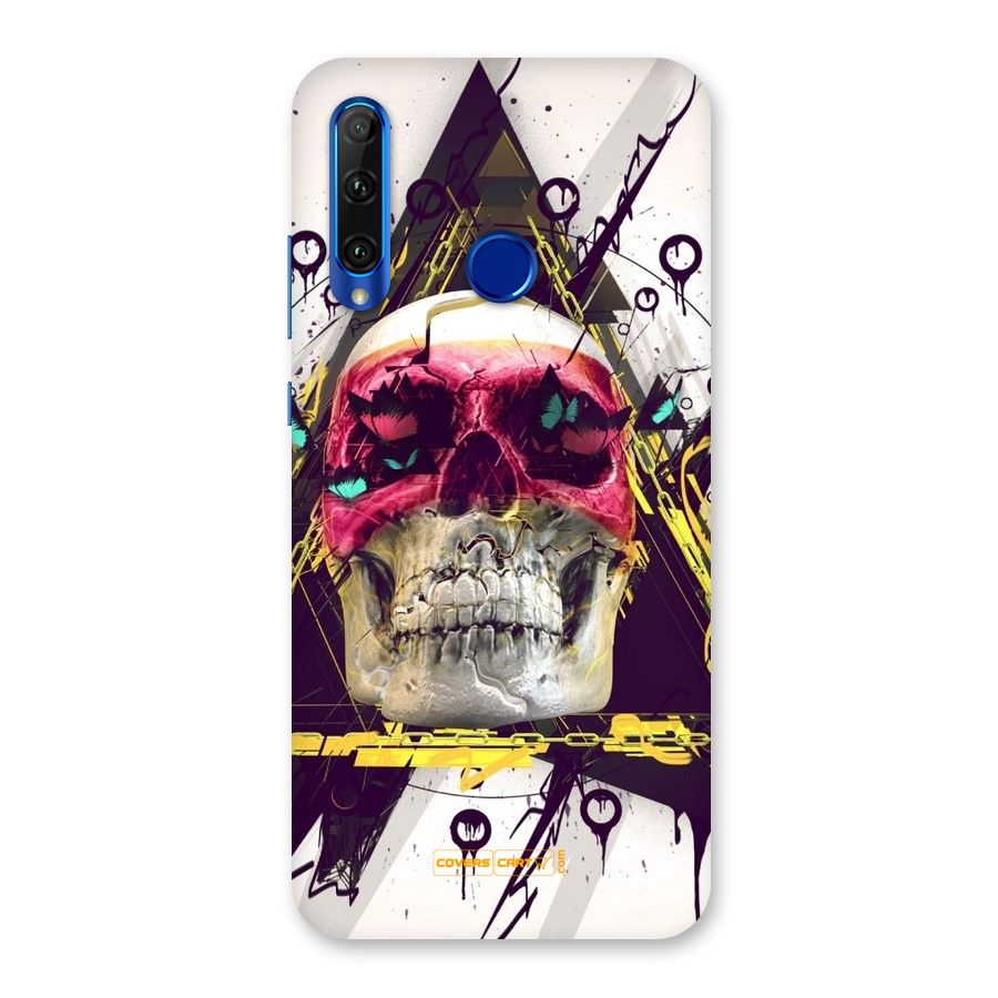 Abstract Skull Back Case for Honor 20i