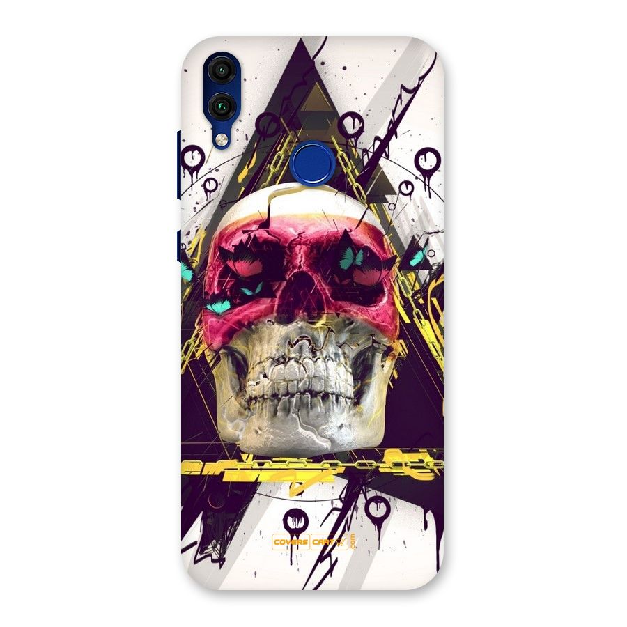 Abstract Skull Back Case for Honor 8C