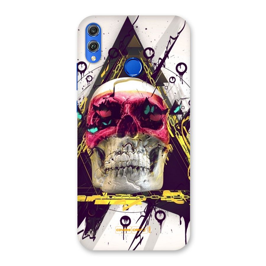Abstract Skull Back Case for Honor 8X