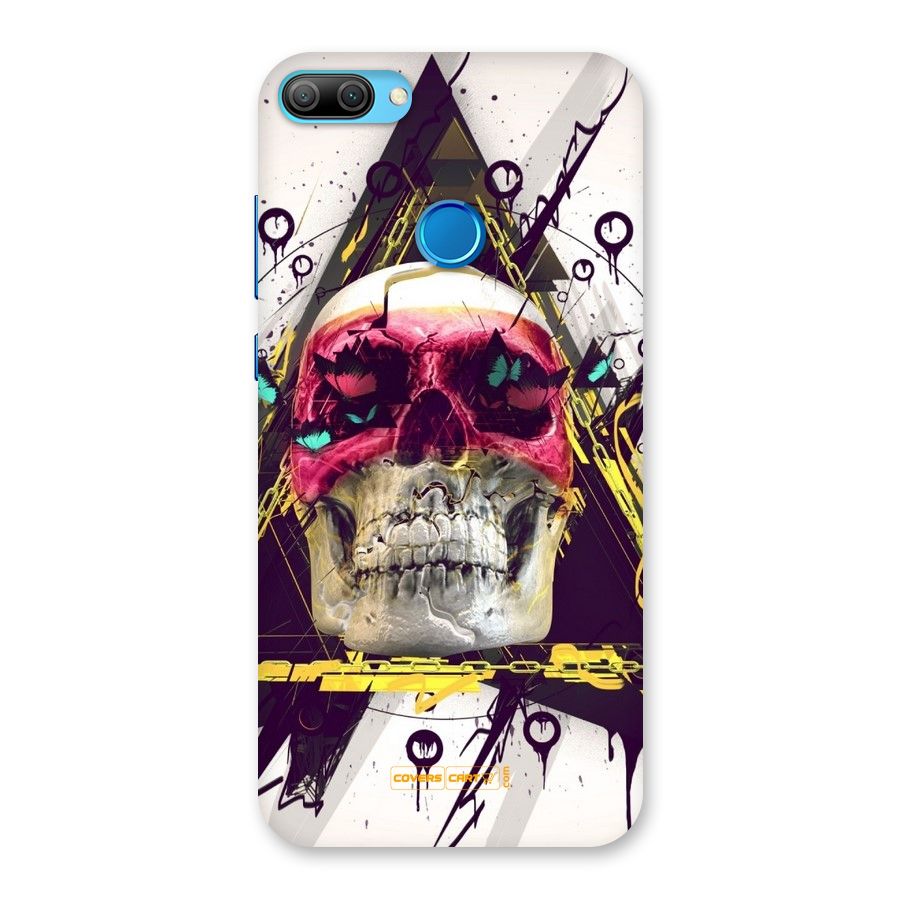 Abstract Skull Back Case for Honor 9N