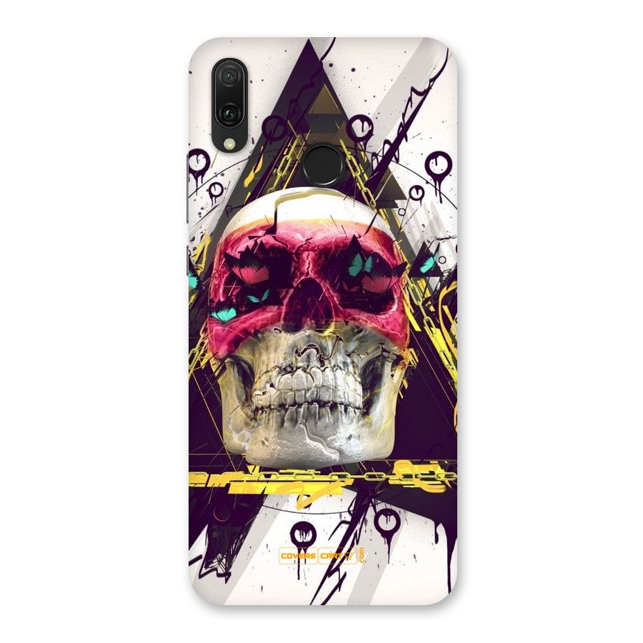 Abstract Skull Back Case for Huawei Y9 (2019)