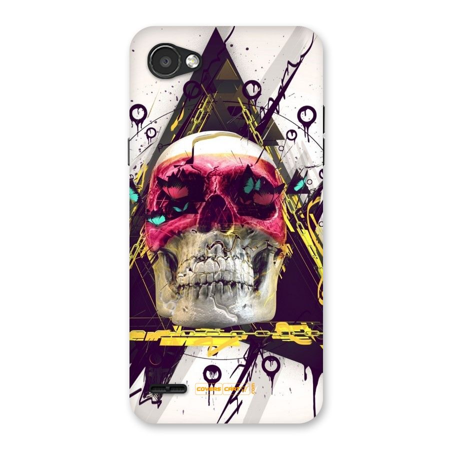Abstract Skull Back Case for LG Q6