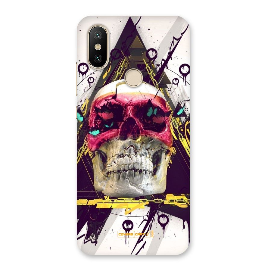Abstract Skull Back Case for Mi A2