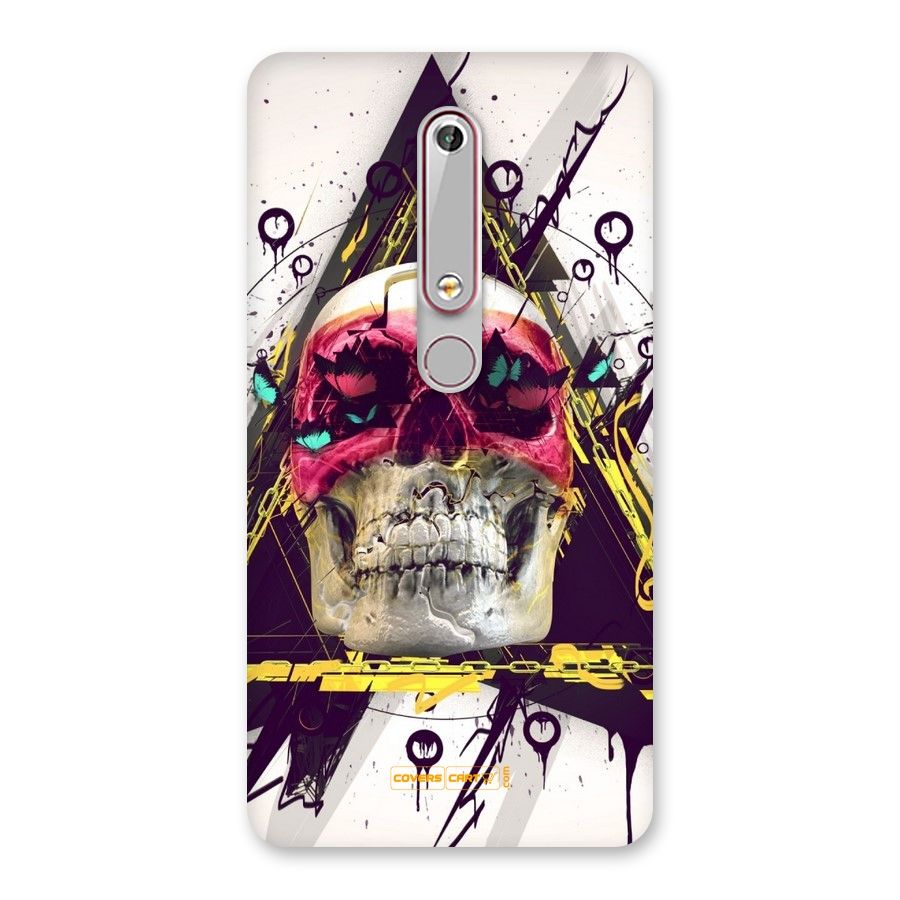 Abstract Skull Back Case for Nokia 6.1