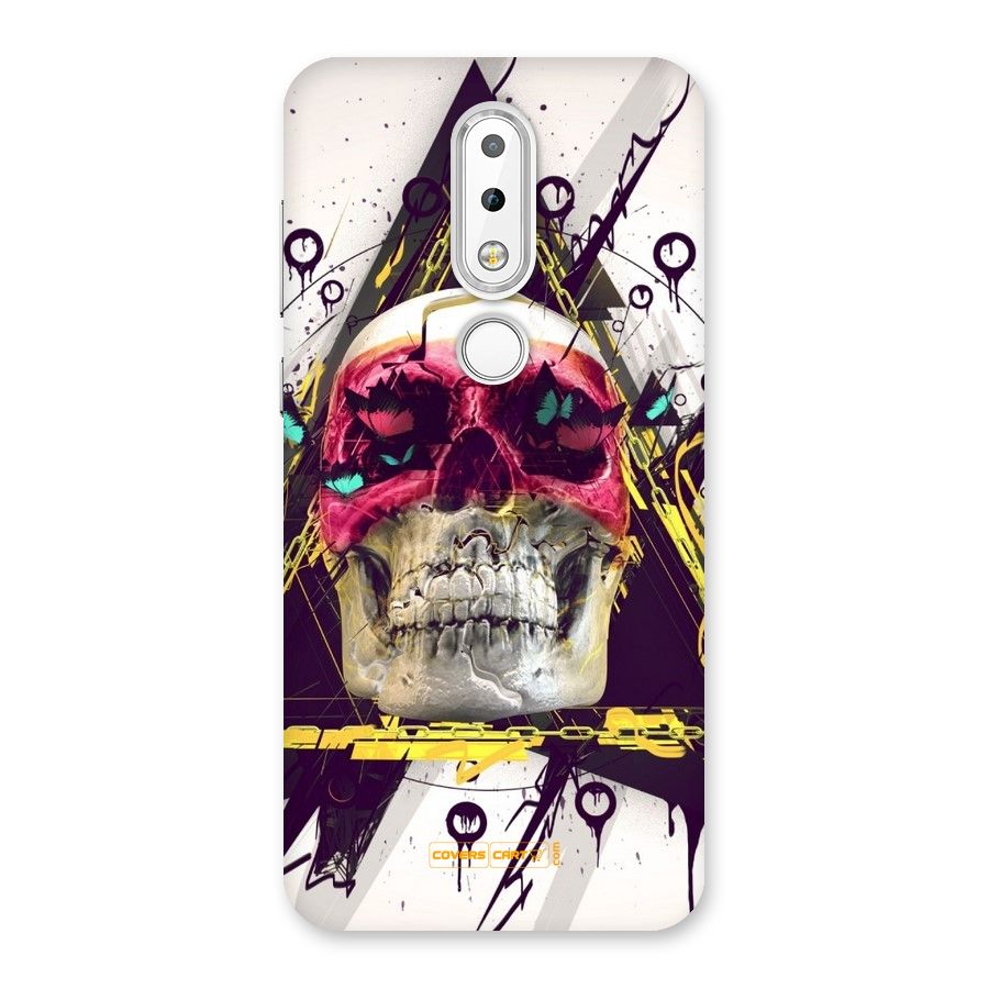 Abstract Skull Back Case for Nokia 6.1 Plus