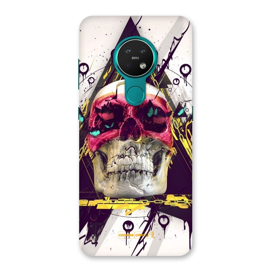 Abstract Skull Back Case for Nokia 7.2