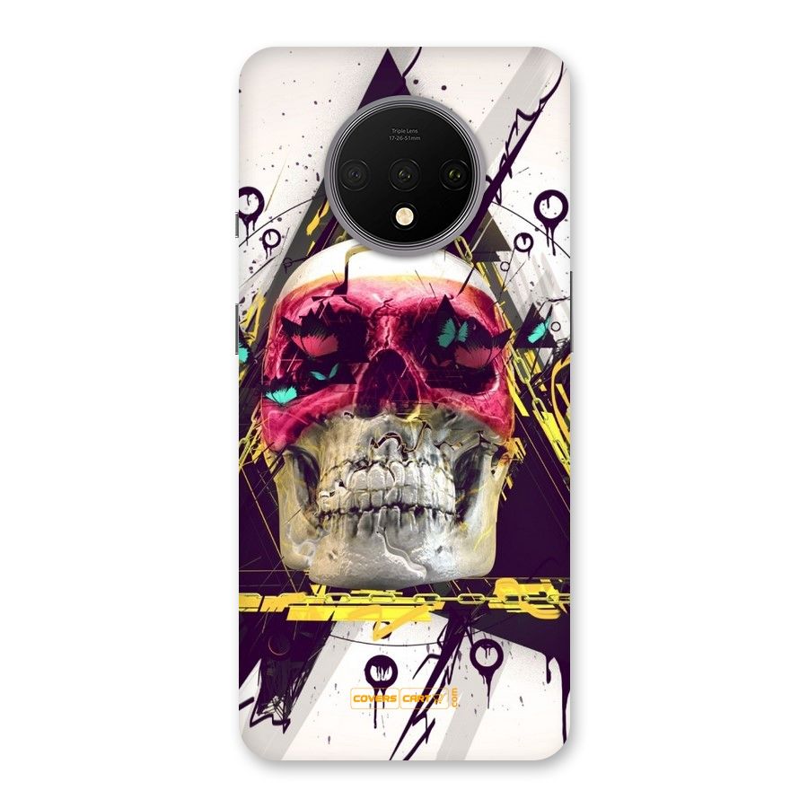 Abstract Skull Back Case for OnePlus 7T