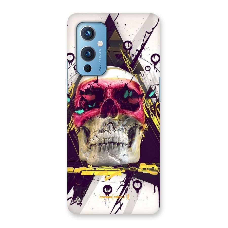 Abstract Skull Back Case for OnePlus 9