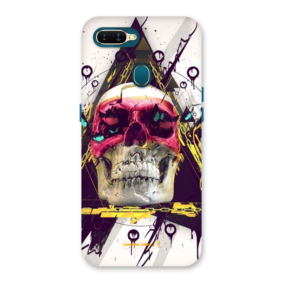 Abstract Skull Back Case for Oppo A11k