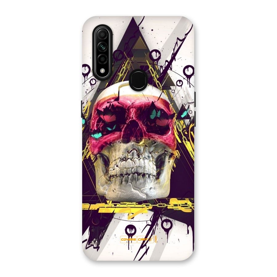 Abstract Skull Back Case for Oppo A31