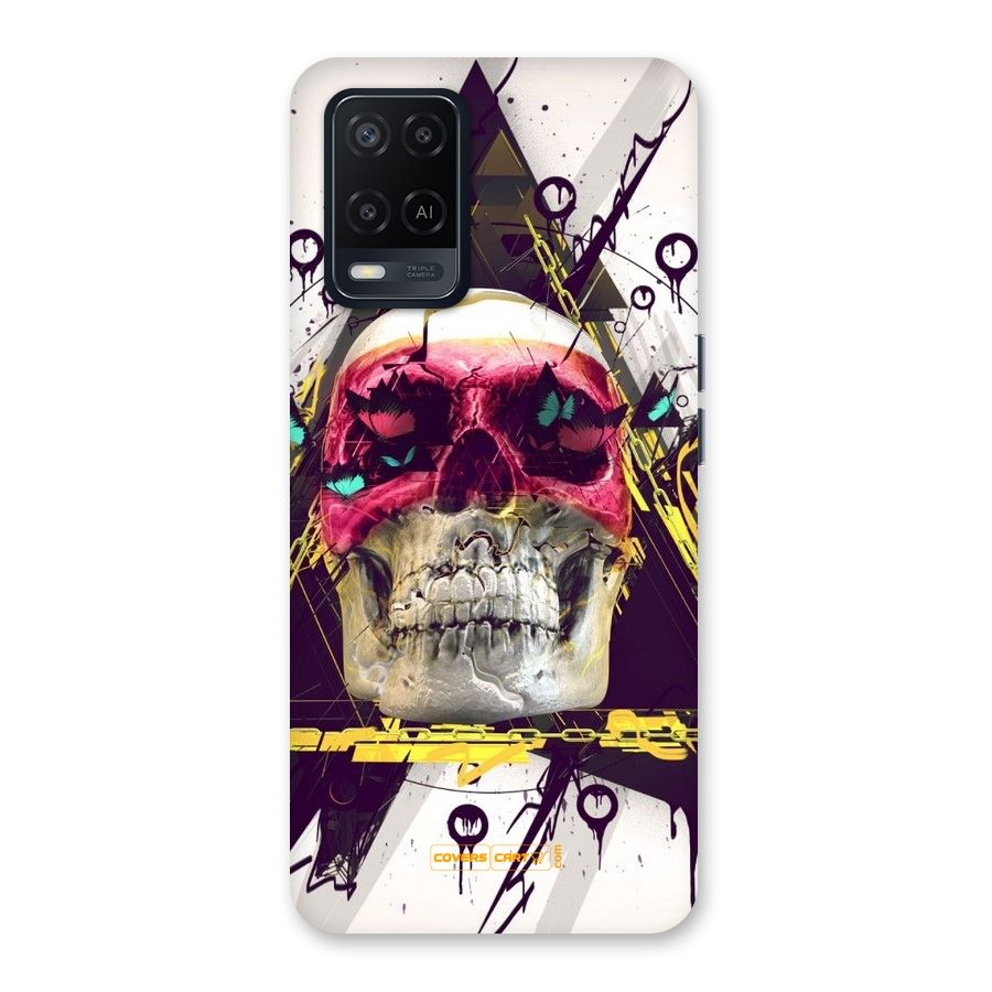 Abstract Skull Back Case for Oppo A54