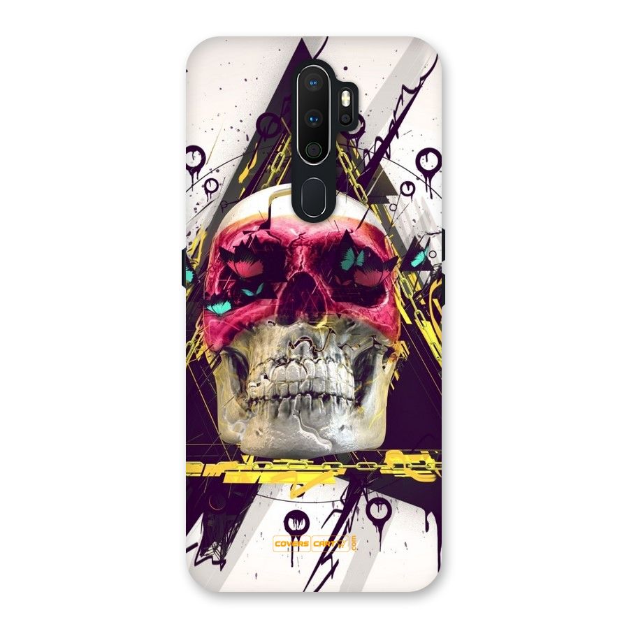 Abstract Skull Back Case for Oppo A5 (2020)