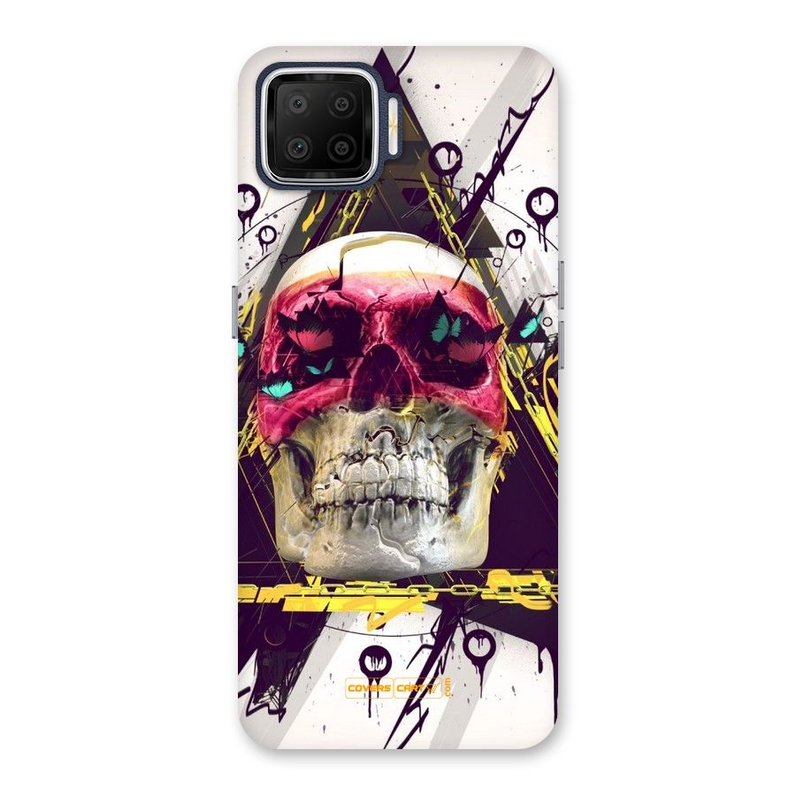 Abstract Skull Back Case for Oppo F17