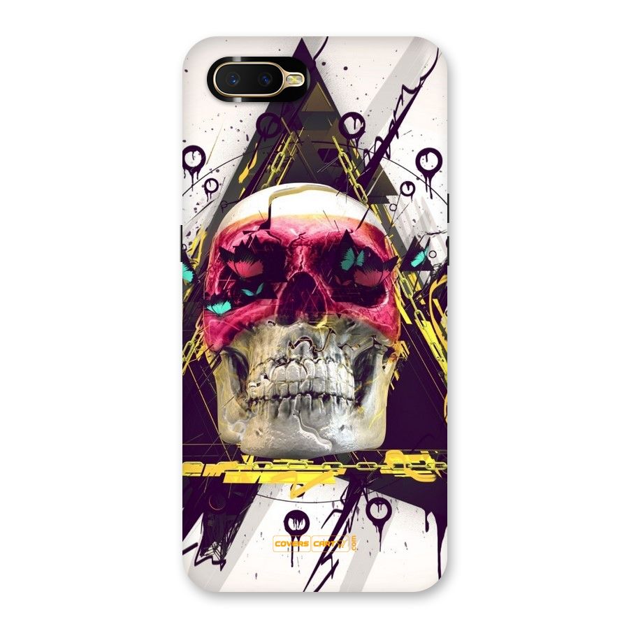 Abstract Skull Back Case for Oppo K1
