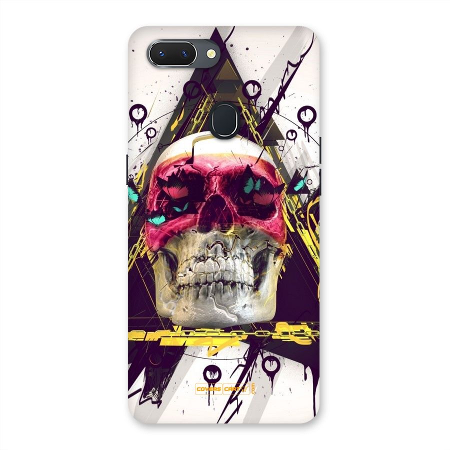 Abstract Skull Back Case for Oppo Realme 2