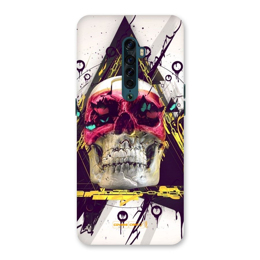 Abstract Skull Back Case for Oppo Reno2