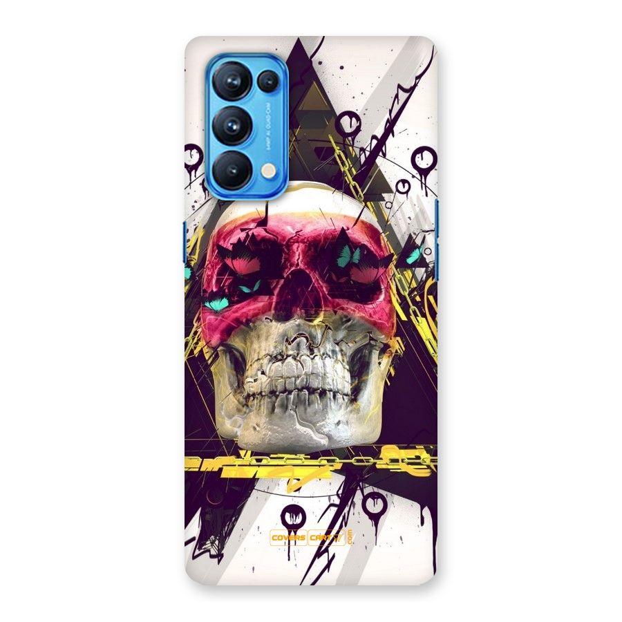 Abstract Skull Back Case for Oppo Reno5 Pro 5G