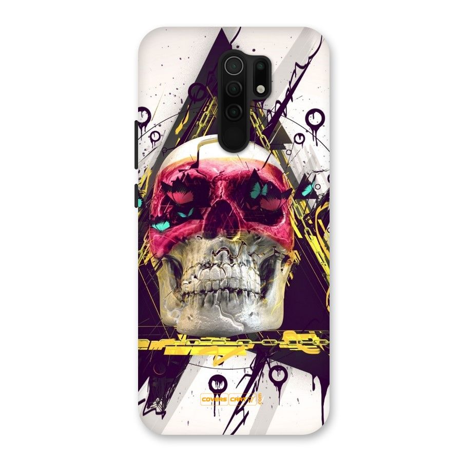 Abstract Skull Back Case for Poco M2