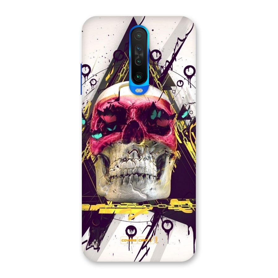 Abstract Skull Back Case for Poco X2