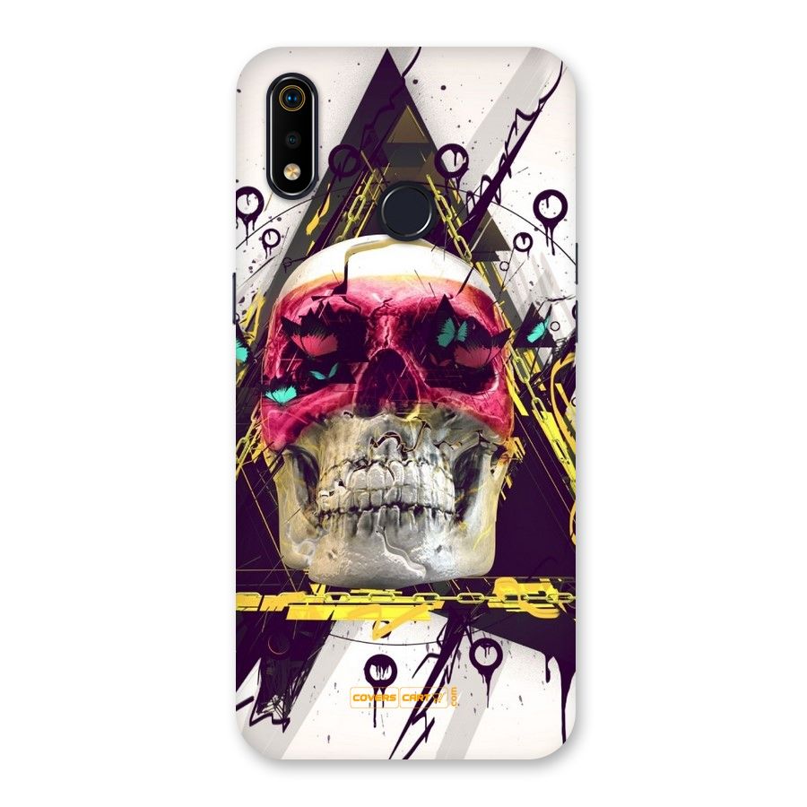 Abstract Skull Back Case for Realme 3i