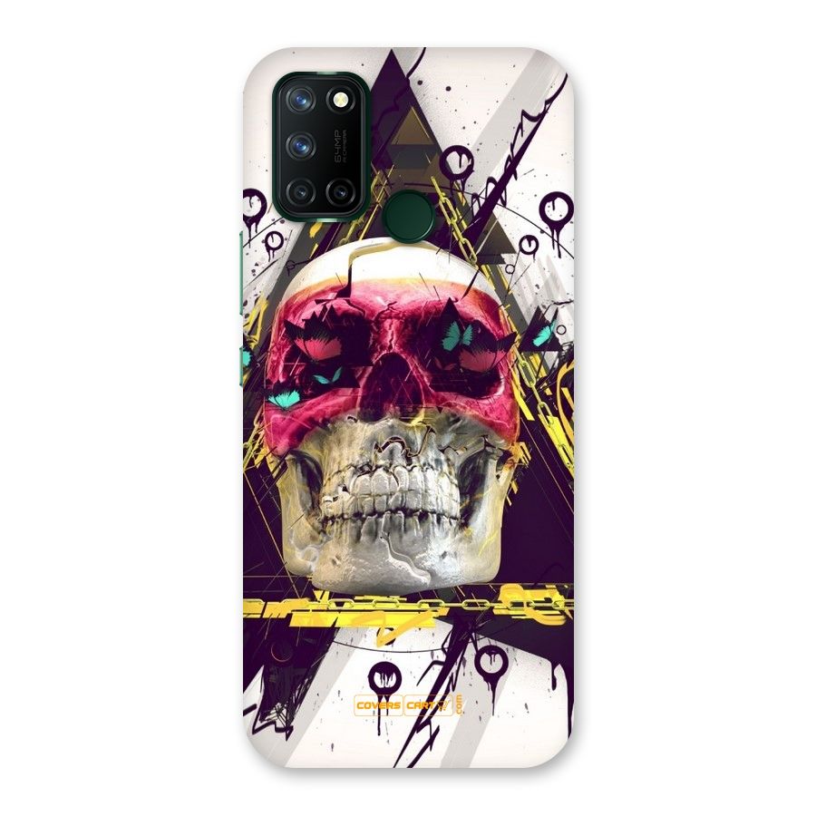 Abstract Skull Back Case for Realme 7i
