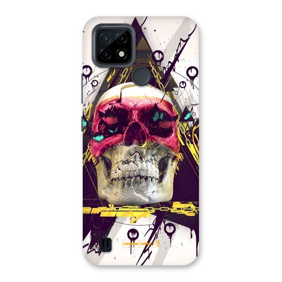 Abstract Skull Back Case for Realme C21