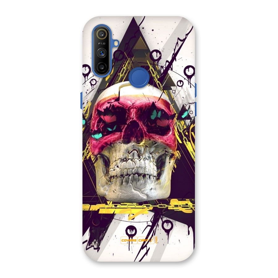 Abstract Skull Back Case for Realme Narzo 10A