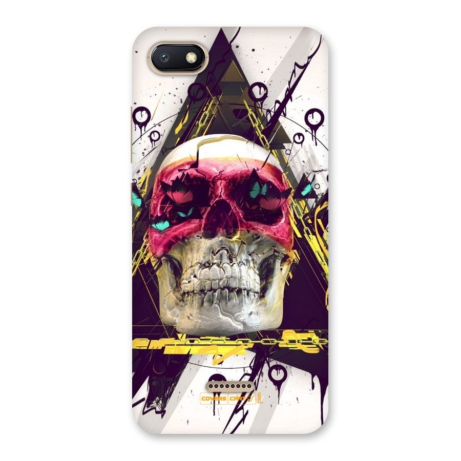 Abstract Skull Back Case for Redmi 6A