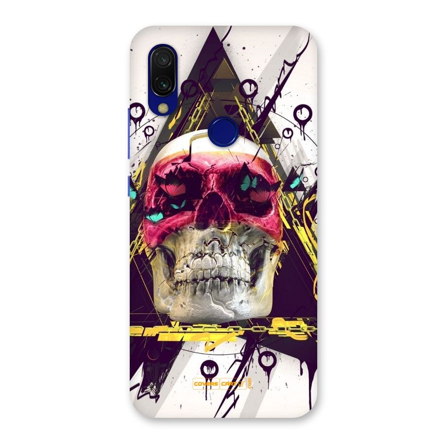 Abstract Skull Back Case for Redmi 7